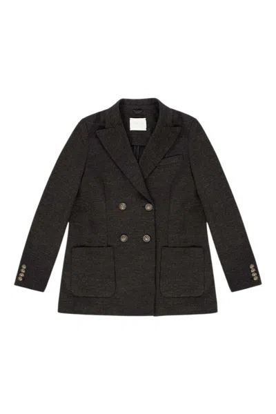 Circolo 1901 Jackets Grey In Black