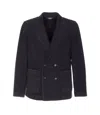 Circolo 1901 Double-breasted Jacket Featuring Pockets In Multi