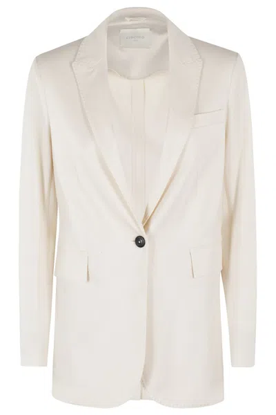 Circolo 1901 Jersey Blazer In Beige