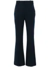 Circolo 1901 Jersey Flared Trousers In Blue