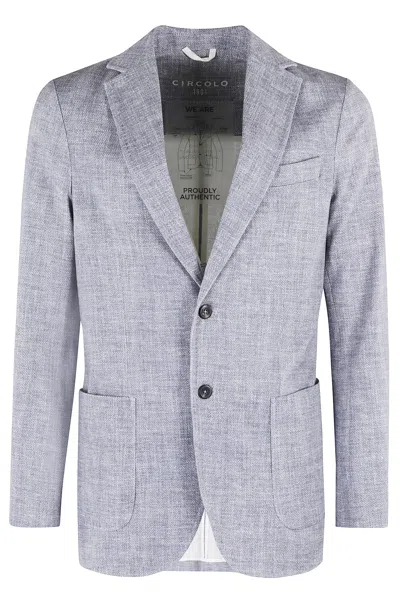 CIRCOLO 1901 JERSEY PIQUET EFFETTO LINO