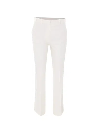 Circolo 1901 Lateral Pockets Trousers In White