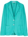 Circolo 1901 Cotton-linen-blend Blazer In Light Green