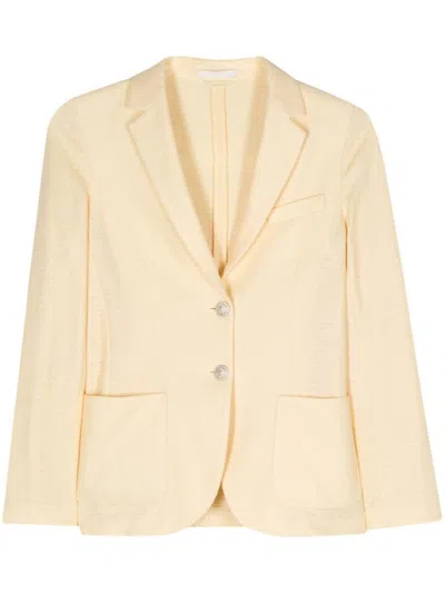 CIRCOLO 1901 CIRCOLO 1901 LINEN AND COTTON BLEND SINGLE-BREASTED JACKET