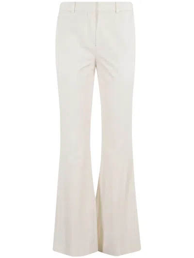 CIRCOLO 1901 LINEN FLARED TROUSERS