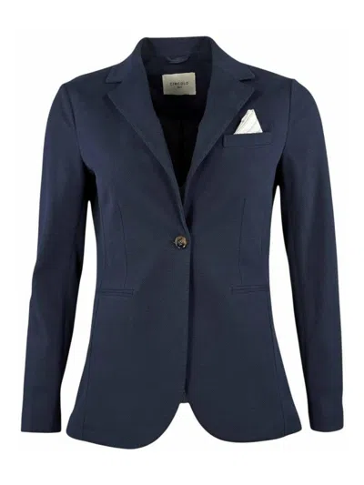 Circolo 1901 Long Oxford, Jacket In Blue