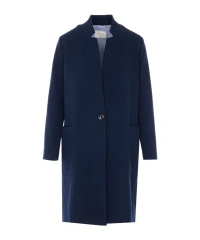 Circolo 1901 Long-sleeved Coat In Blue