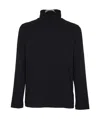 Circolo 1901 Blue Melange Cotton T-shirts And Polos In Black