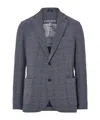 Circolo 1901 Prince Of Wales-check Blazer In Gray
