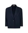 Circolo 1901 Long-sleeved Suit Jacket In Black