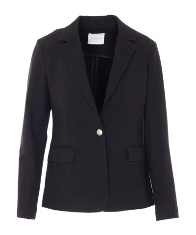Circolo 1901 Long-sleeved Suit Jacket In Black
