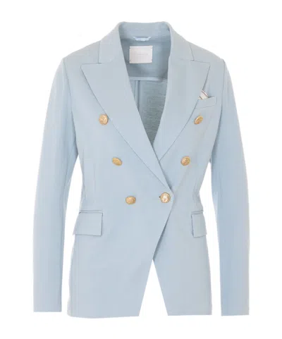 Circolo 1901 Long-sleeved Suit Jacket In Blue