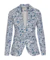 Circolo 1901 Floral Pattern Single-breasted Jacket In Multi
