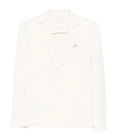 Circolo 1901 Long-sleeved Suit Jacket In Neutral