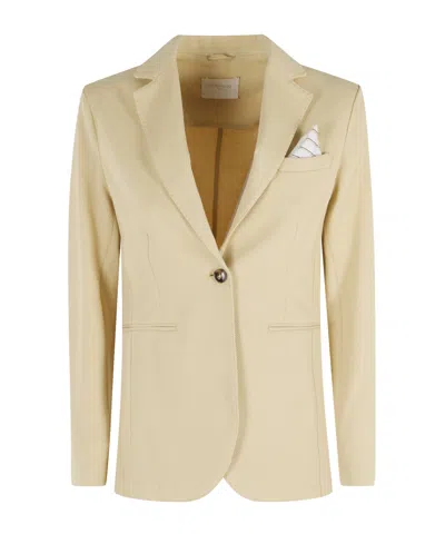 Circolo 1901 Long-sleeved Suit Jacket In Neutral