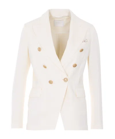 Circolo 1901 Long-sleeved Suit Jacket In White