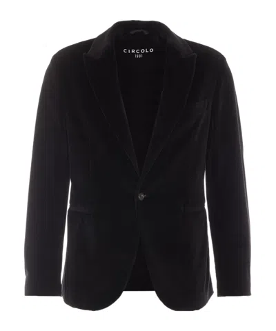 Circolo 1901 Single-breasted Blazer In Black