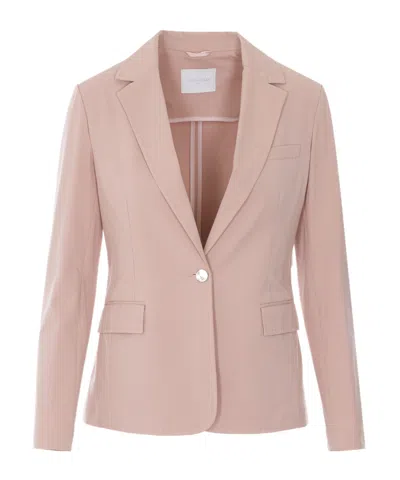 Circolo 1901 Single-breasted Peak-lapels Blazer In Pink