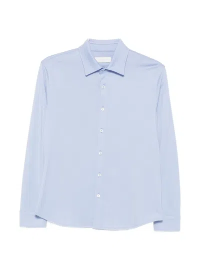 Circolo 1901 Long-sleeve Button-down Shirt In Blue