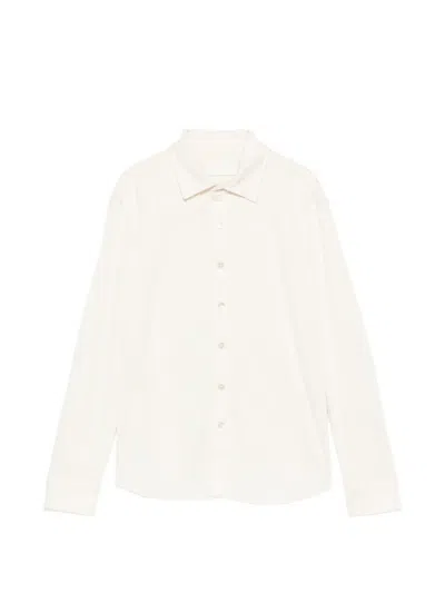 Circolo 1901 Long-sleeve Button-down Shirt In Neutral