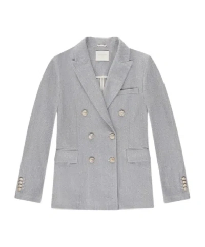Circolo 1901 Long-sleeved Suit Jacket In Gray