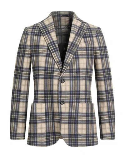 Circolo 1901 Man Blazer Azure Size 44 Cotton, Elastane In Blue