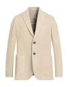 Circolo 1901 Man Blazer Beige Size 44 Cotton, Elastane In Sand