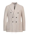 Circolo 1901 Man Blazer Beige Size 42 Cotton, Linen In Beige