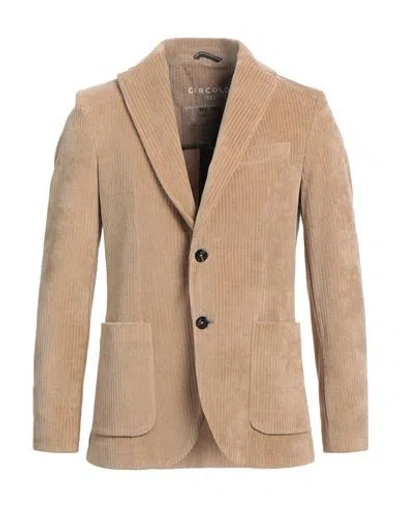 Circolo 1901 Man Blazer Beige Size 44 Cotton, Polyester In Brown