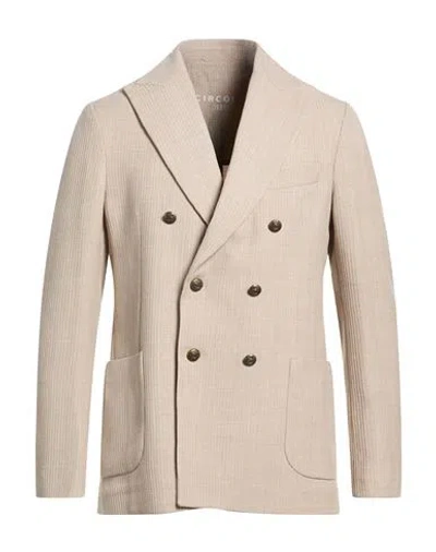Circolo 1901 Man Blazer Beige Size 44 Virgin Wool In Neutral