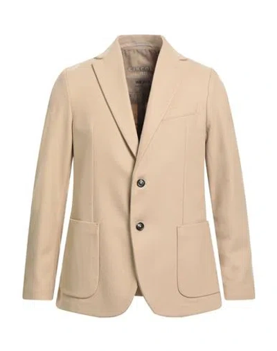 Circolo 1901 Man Blazer Beige Size 44 Wool In Sand