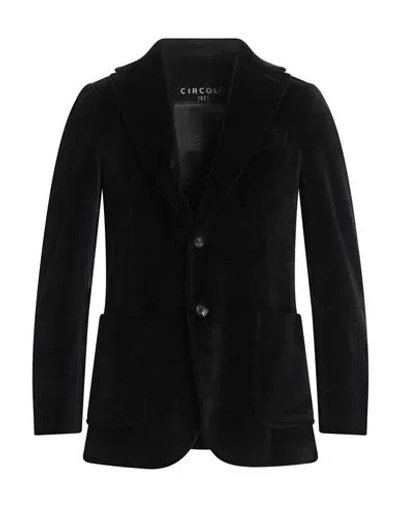 Circolo 1901 Man Blazer Black Size 36 Cotton, Polyester