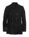 Circolo 1901 Man Blazer Black Size 38 Linen, Cotton