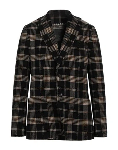 Circolo 1901 Man Blazer Black Size 38 Virgin Wool, Cashmere