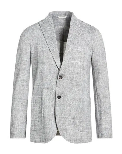 Circolo 1901 Man Blazer Black Size 40 Cotton, Elastane In Gray