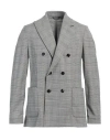 Circolo 1901 Man Blazer Black Size 38 Wool, Cotton, Silk, Polyamide, Elastane In Black