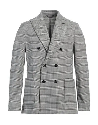 Circolo 1901 Man Blazer Black Size 38 Wool, Cotton, Silk, Polyamide, Elastane