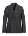 Circolo 1901 Man Blazer Black Size 40 Virgin Wool, Cotton, Elastane