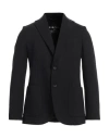 Circolo 1901 Man Blazer Charcoal Size 44 Virgin Wool, Elastane In Black