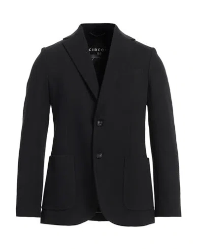 CIRCOLO 1901 CIRCOLO 1901 MAN BLAZER BLACK SIZE 40 COTTON, ELASTANE