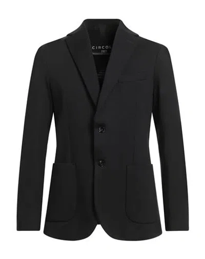 Circolo 1901 Man Blazer Black Size 46 Cotton, Elastane