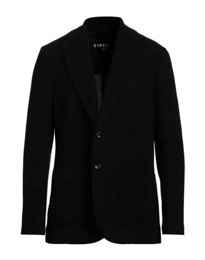 Circolo 1901 Man Blazer Black Size 46 Virgin Wool, Cashmere In Black