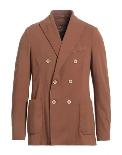 Circolo 1901 Man Blazer Brown Size 38 Cotton, Elastane