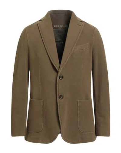 Circolo 1901 Man Blazer Brown Size 40 Cotton, Elastane