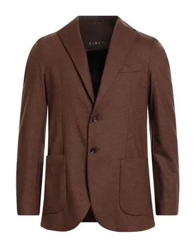 Circolo 1901 Man Blazer Brown Size 42 Virgin Wool, Cashmere