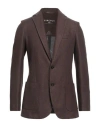 Circolo 1901 Man Blazer Brown Size 44 Cotton, Linen