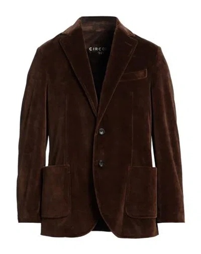 Circolo 1901 Man Blazer Brown Size 44 Cotton, Polyester