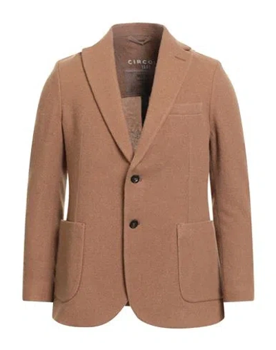 Circolo 1901 Man Blazer Brown Size 46 Wool, Cashmere