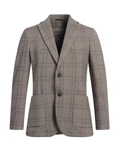 Circolo 1901 Man Blazer Camel Size 38 Cotton, Elastane In Beige