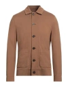Circolo 1901 Man Blazer Camel Size L Cotton, Elastane In Beige